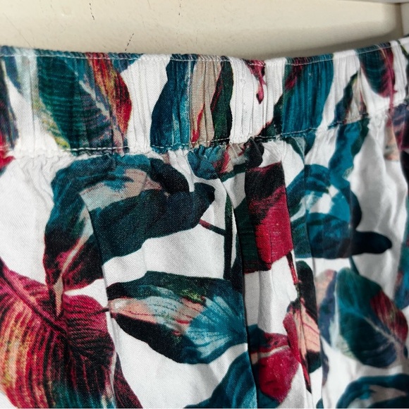 Onia Mila Pull On Tropical Cover Up Beach Pants Viscose Size Small - Picture 8 of 13